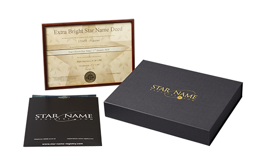 Buy our Best Selling Package NOW! The Name A Star gift